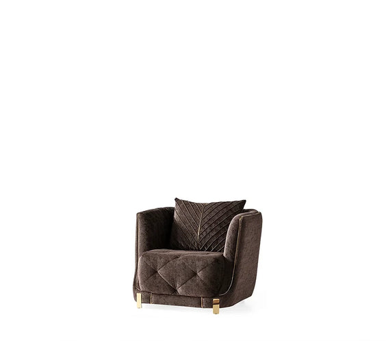 Elit sofa loveseat Brown
