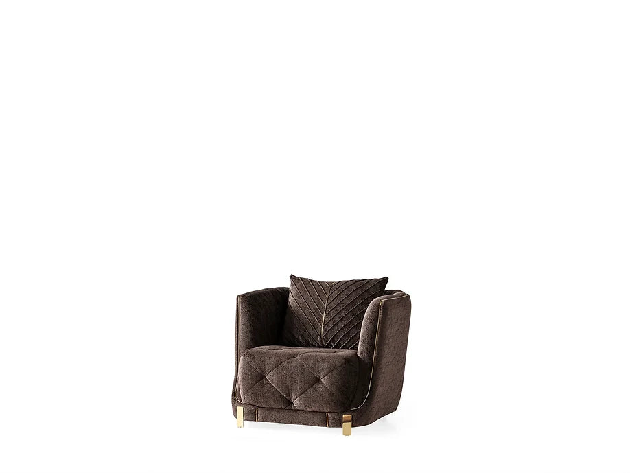 Elit sofa loveseat Brown