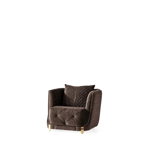 Elit sofa loveseat Brown