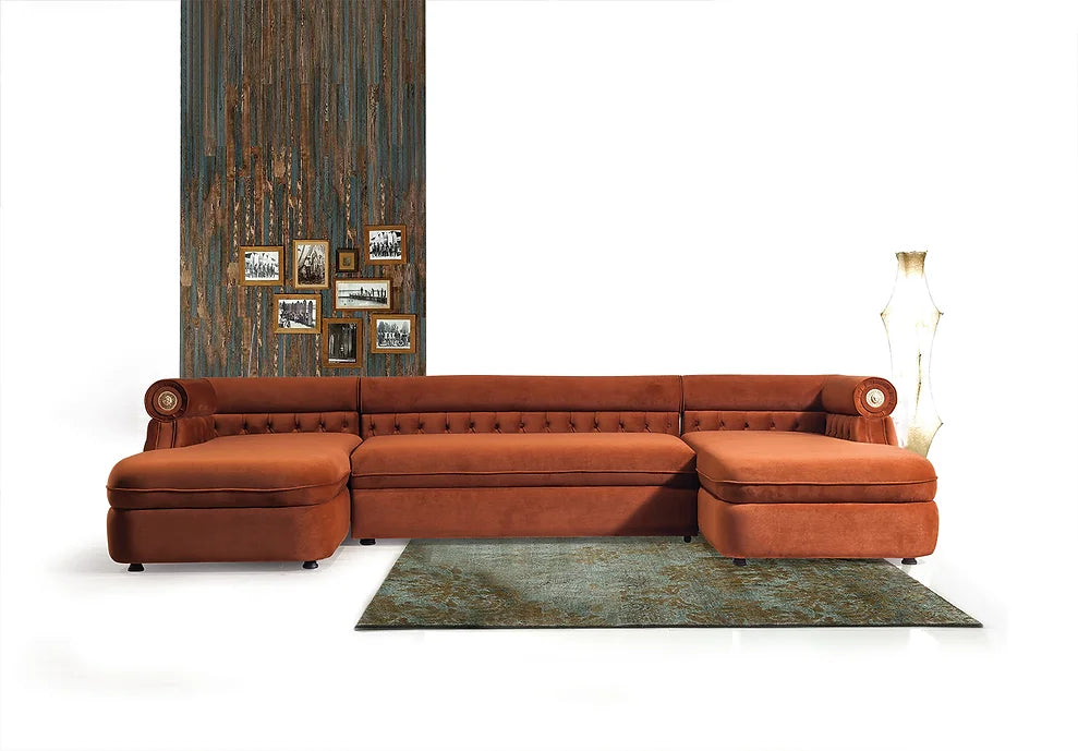 Brooklyn Sectional (Orange)