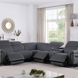 MI-1110-6pcs /7pcs Lucca (Dark Grey) sectional