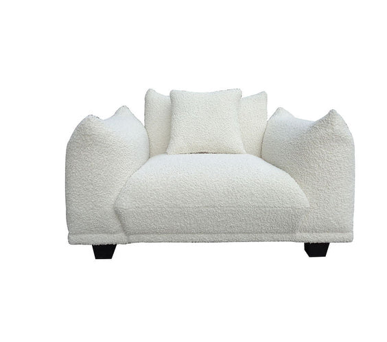 S3131 Homey sofa and oversized chair (White)