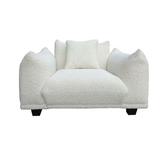 S3131 Homey sofa and oversized chair (White)