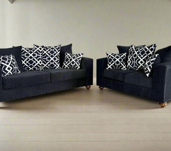 S305 Graphite Sofa and Loveseat