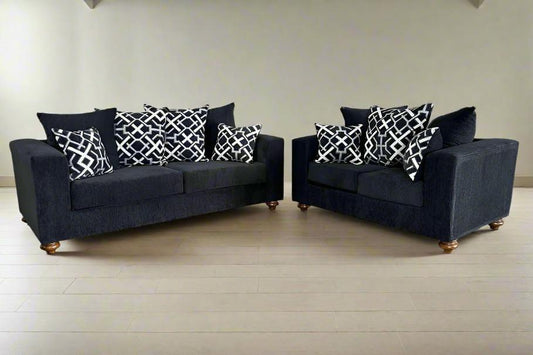 S305 Graphite Sofa and Loveseat