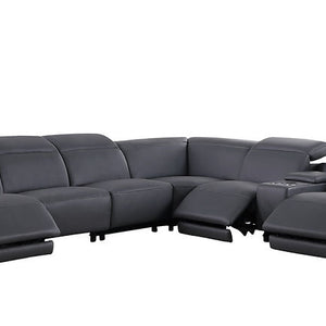 MI-1110-6pcs /7pcs Lucca (Dark Grey) sectional