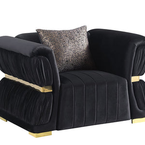 S2003 Anna (Black) SOFA & LOVESEAT