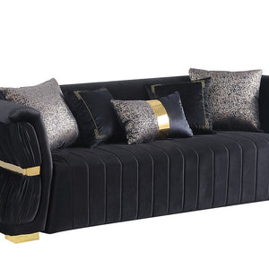 S2003 Anna (Black) SOFA & LOVESEAT