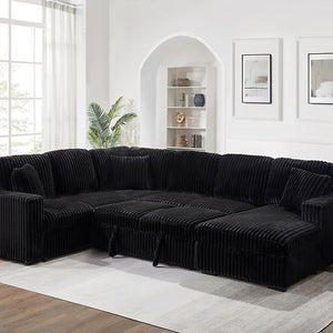 Raha Black Sofa