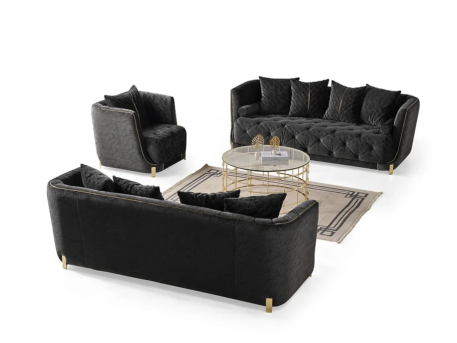 Elit sofa loveseat Charcoal