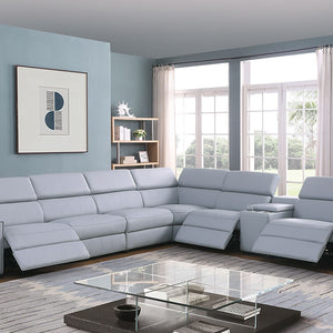 MI-631-6Pcs Picasso sectional light blue