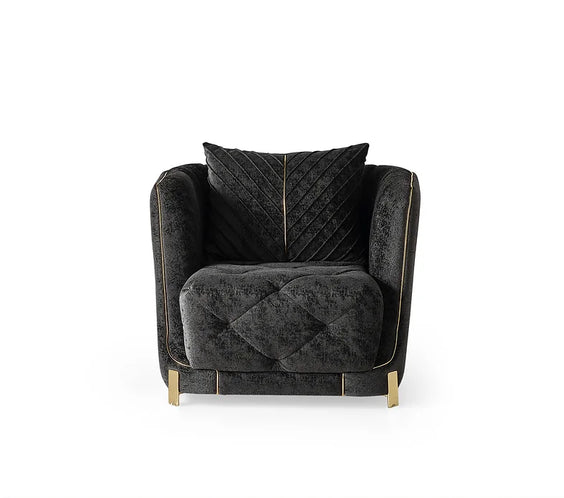 Elit sofa loveseat Charcoal