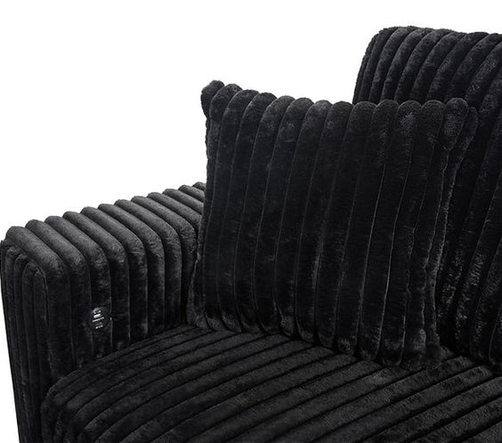 Raha Black Sofa