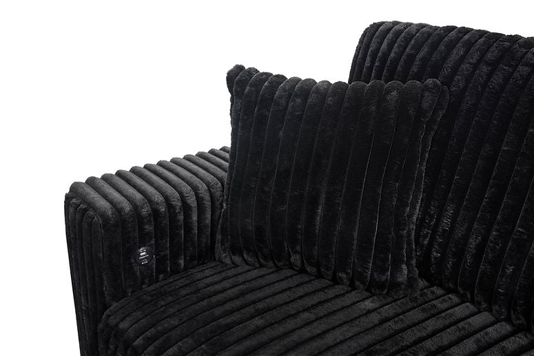 Raha Black Sofa