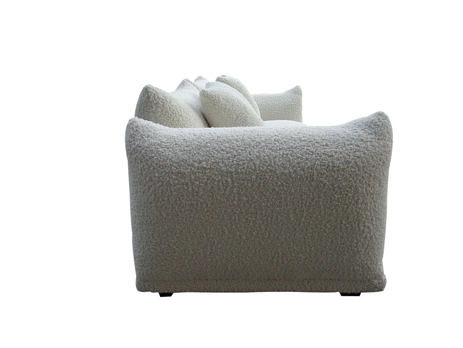 S3131 Homey sofa and oversized chair (White)