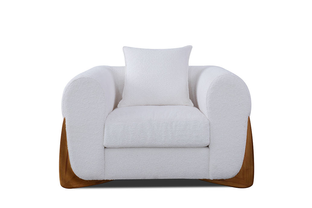 S4045 Stylus (Ivory) sofa and loveseat