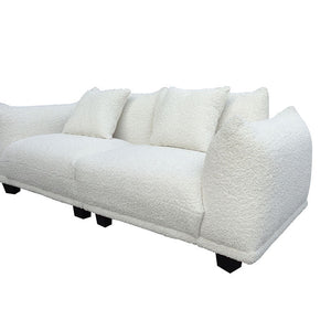 S3131 Homey sofa and oversized chair (White)