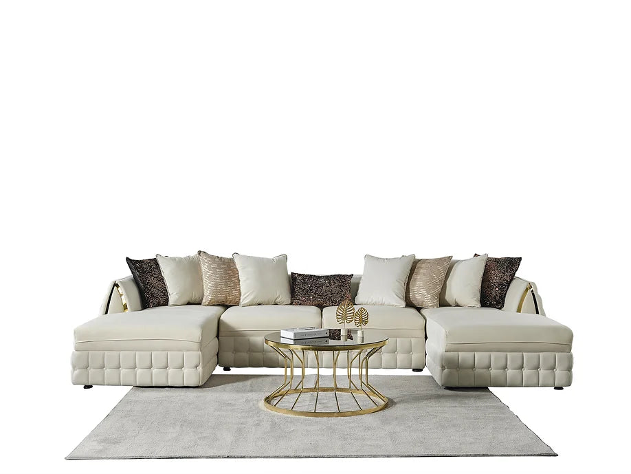 Sicilya Sectional (Cream)