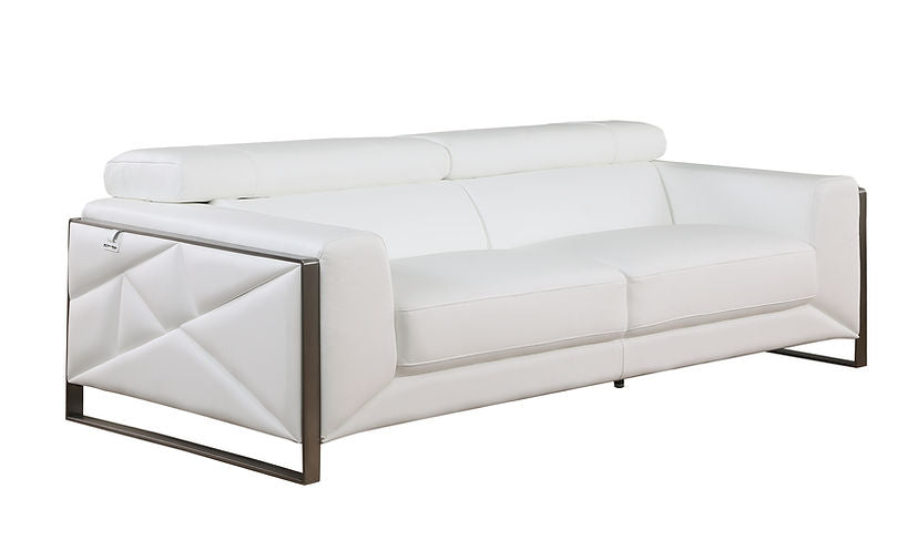 MI-989 Giorgio (White) sofa & loveseat