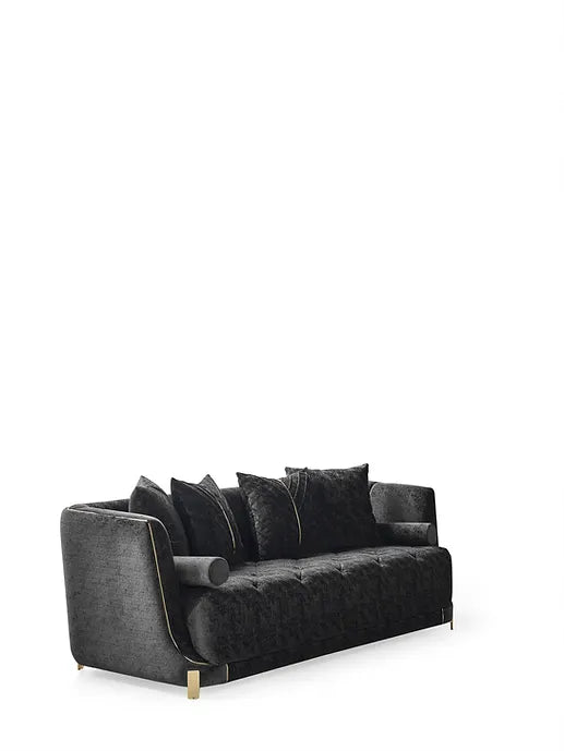 Elit sofa loveseat Charcoal