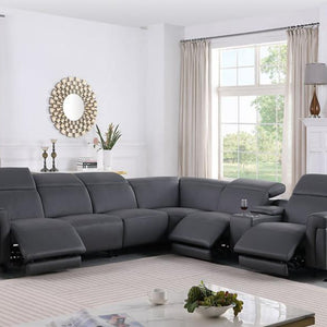 MI-1110-6pcs /7pcs Lucca (Dark Grey) sectional