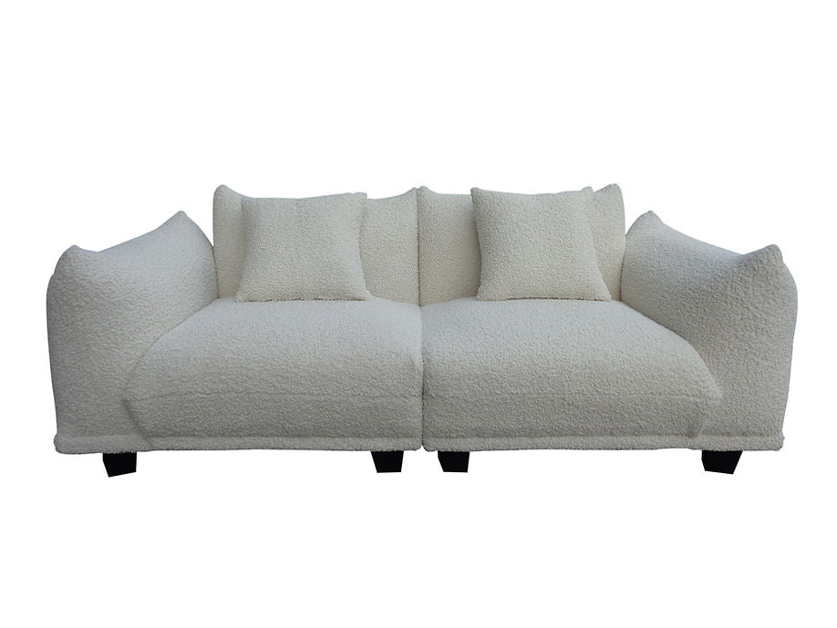 S3131 Homey sofa and oversized chair (White)