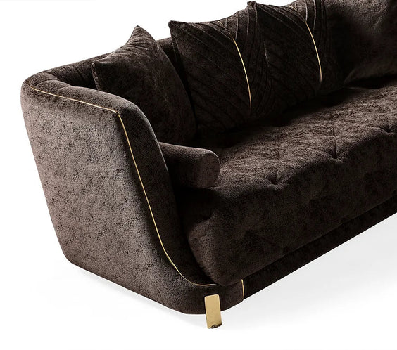 Elit sofa loveseat Brown