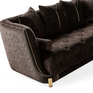 Elit sofa loveseat Brown