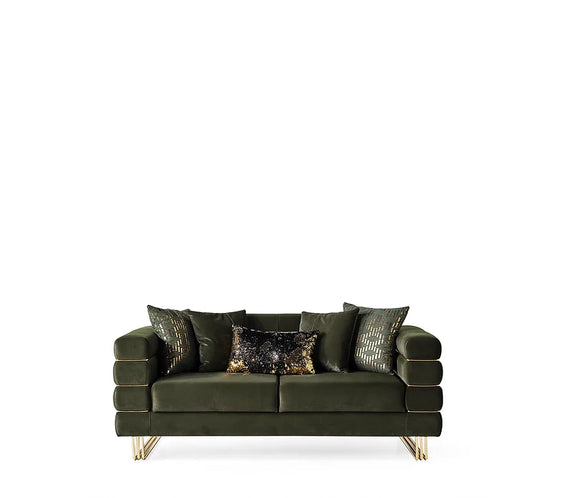 Luma Emerald sofa and loveseat