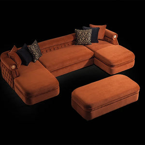 Brooklyn Sectional (Orange)