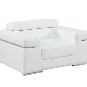 MI-8020 Soho White 2pc Love Seat & Sofa