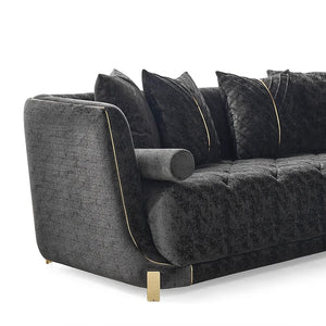 Elit sofa loveseat Charcoal