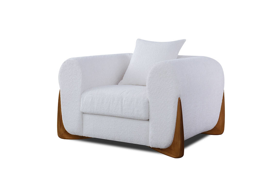 S4045 Stylus (Ivory) sofa and loveseat