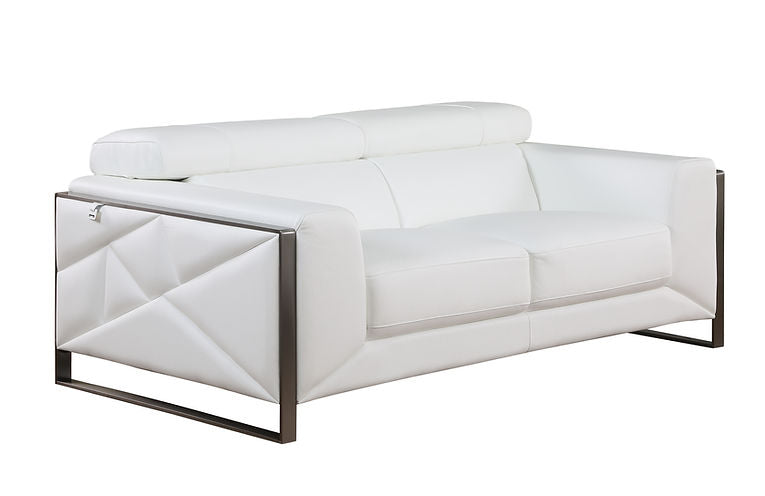 MI-989 Giorgio (White) sofa & loveseat