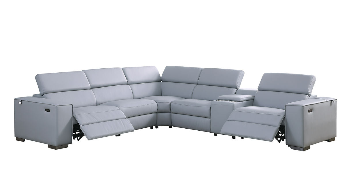 MI-631-6Pcs Picasso sectional light blue