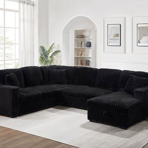 Raha Black Sofa