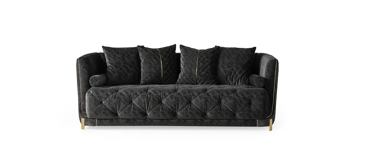 Elit sofa loveseat Charcoal