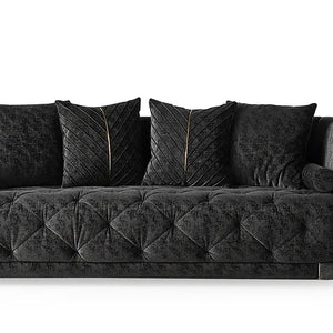 Elit sofa loveseat Charcoal