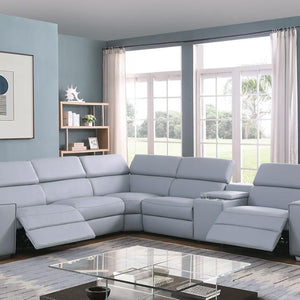 MI-631-6Pcs Picasso sectional light blue