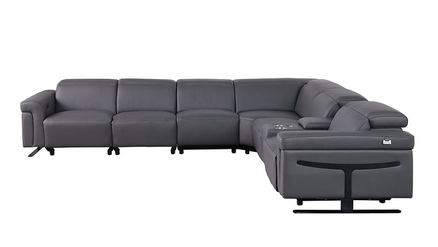 MI-1110-6pcs /7pcs Lucca (Dark Grey) sectional