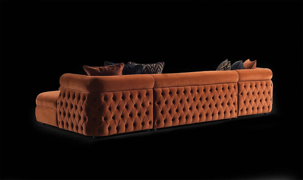 Brooklyn Sectional (Orange)