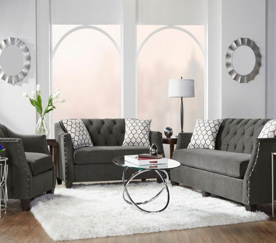 S16150 Sofa & loveseat Bing Ash