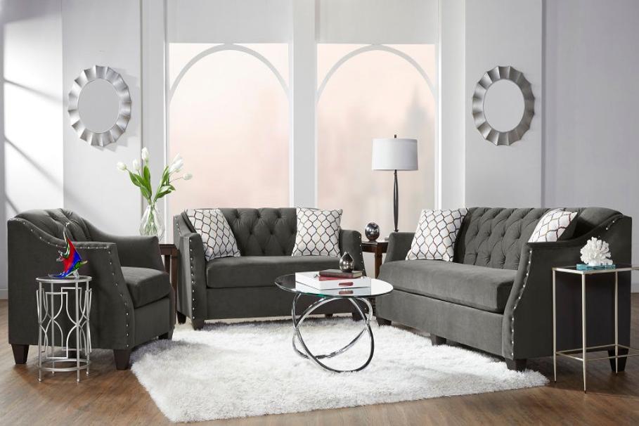 S16150 Sofa & loveseat Bing Ash