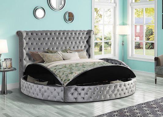 Experience luxury with the B8009 Lux II Bed from Moda Home. Featuring a built-in USB charger, this elegant bed combines modern convenience with style.