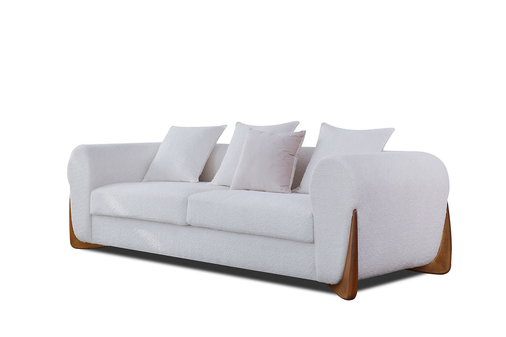 S4045 Stylus (Ivory) sofa and loveseat