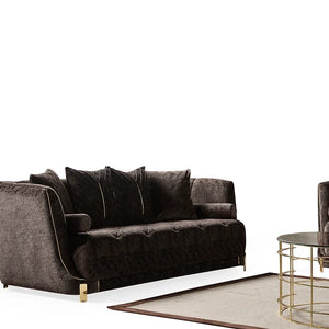 Elit sofa loveseat Brown