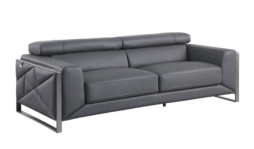 MI-989 Giorgio (Dark Grey) sofa & loveseat