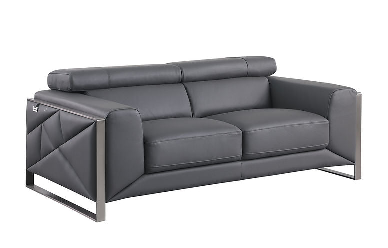 MI-989 Giorgio (Dark Grey) sofa & loveseat