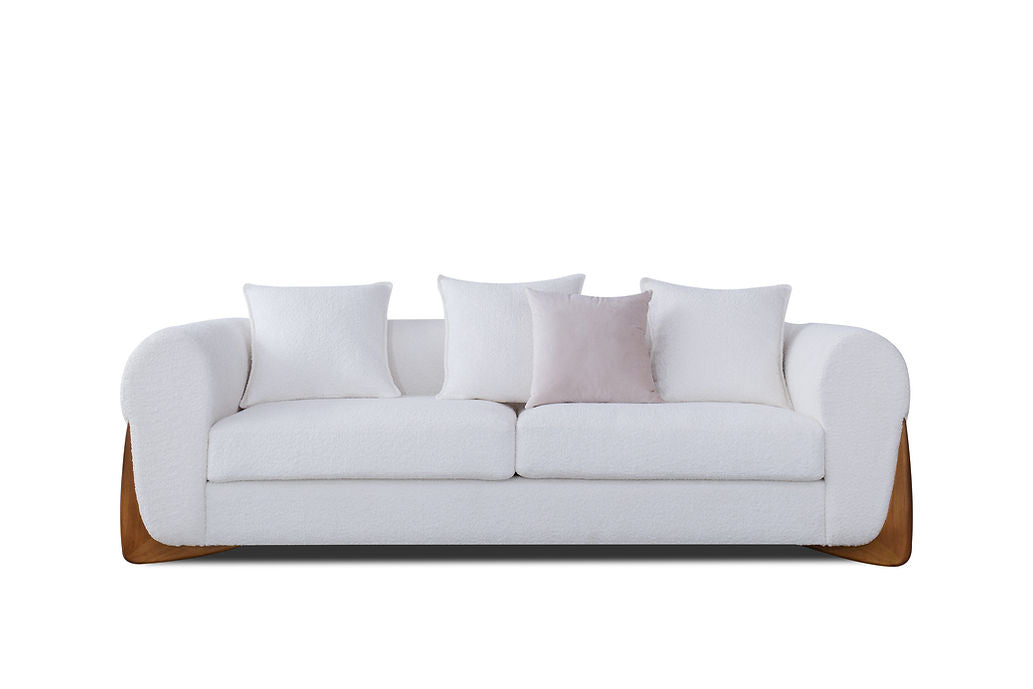 S4045 Stylus (Ivory) sofa and loveseat