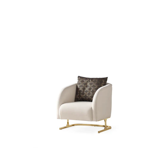 Luma White sofa and loveseat